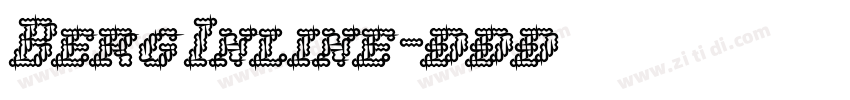 Berg Inline字体转换